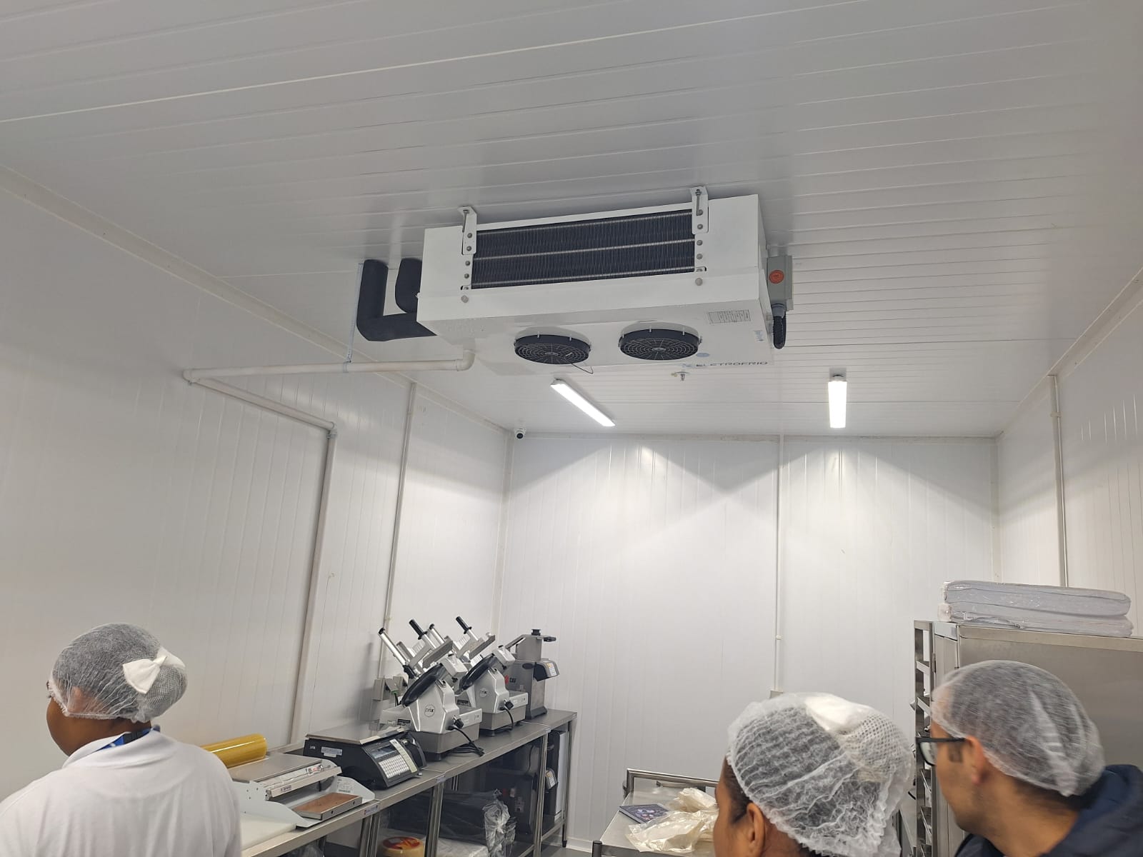 Câmara e sala de manipulação
